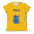 stitch t-shirt - geel (model 1)